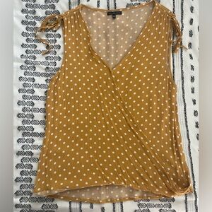 💎 Staccato Mustard Polka Dot Blouse